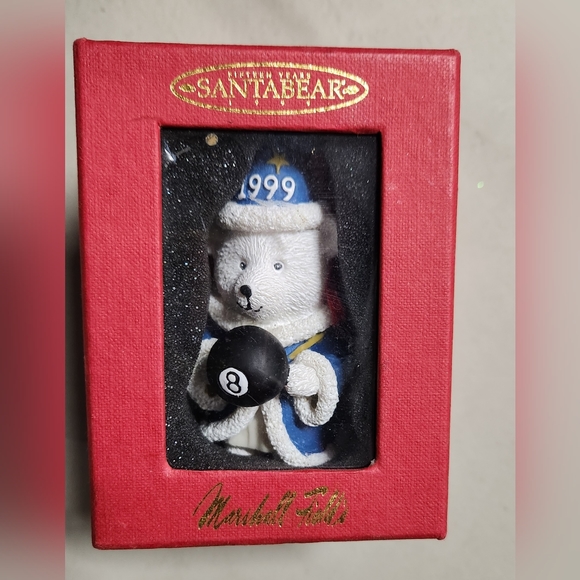 Marshall Fields Dayton Hudson's 1999 SANTABEAR Ornament - Picture 2 of 5